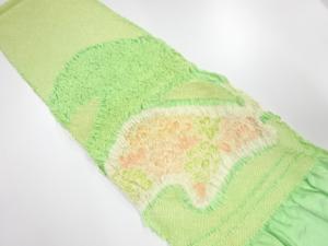 正絹　振袖用　絞り　帯揚げ